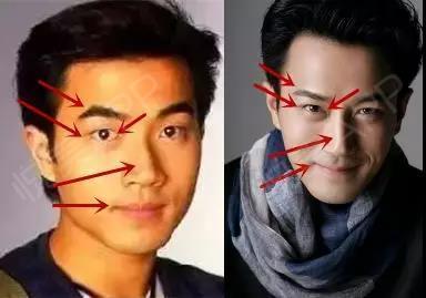 现在的刘恺威轮廓精致   对比刘恺威的前后对比 可以看出他的眉宇间