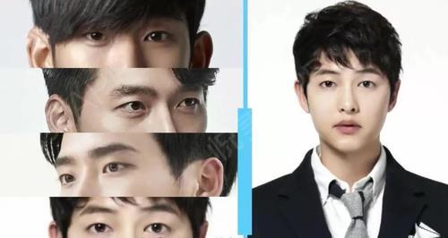 很明显能看出来韩国这些男演员的眼睛都不是双眼皮,但是他们的眼睛也